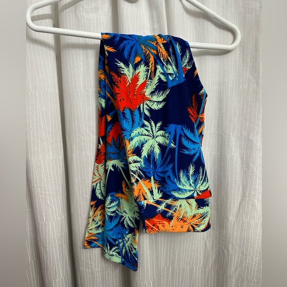 Multi colored Lularoe palm tree leggings, OS - Picture 1 of 1